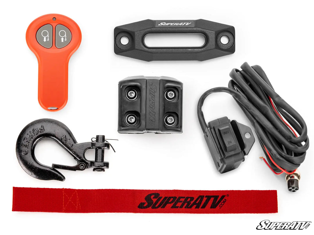 3500 LB. UTV/ATV Winch (With Wireless Remote & Synthetic Rope)