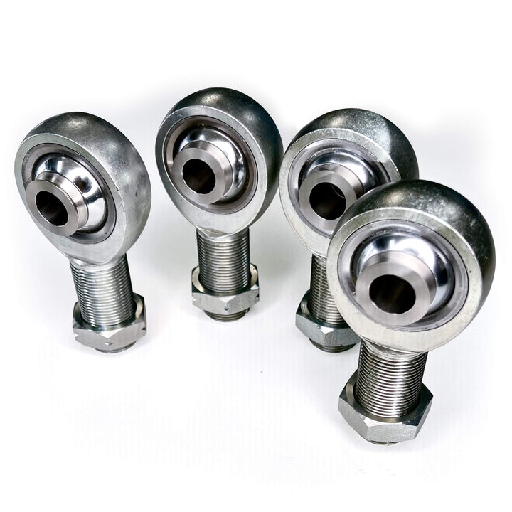 4-pack 1-1/4" x 1" Rod Ends with Jam Nuts & Misalignments