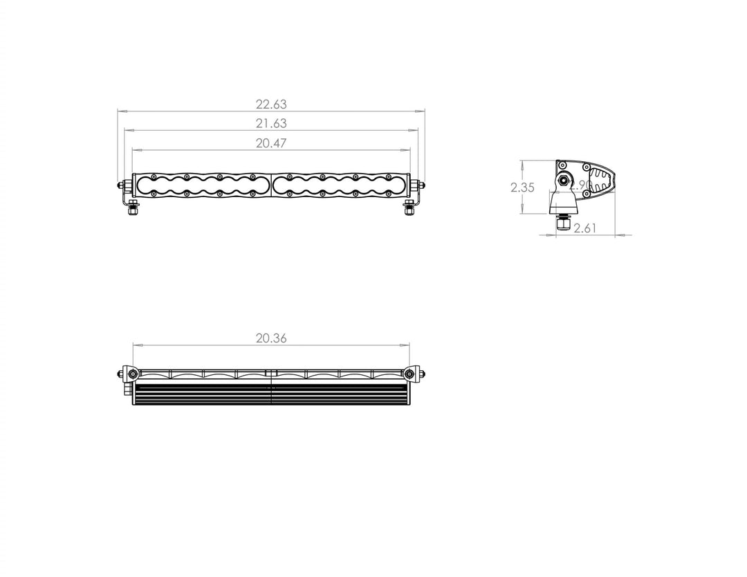 20 Inch LED Light Bar S8 Series