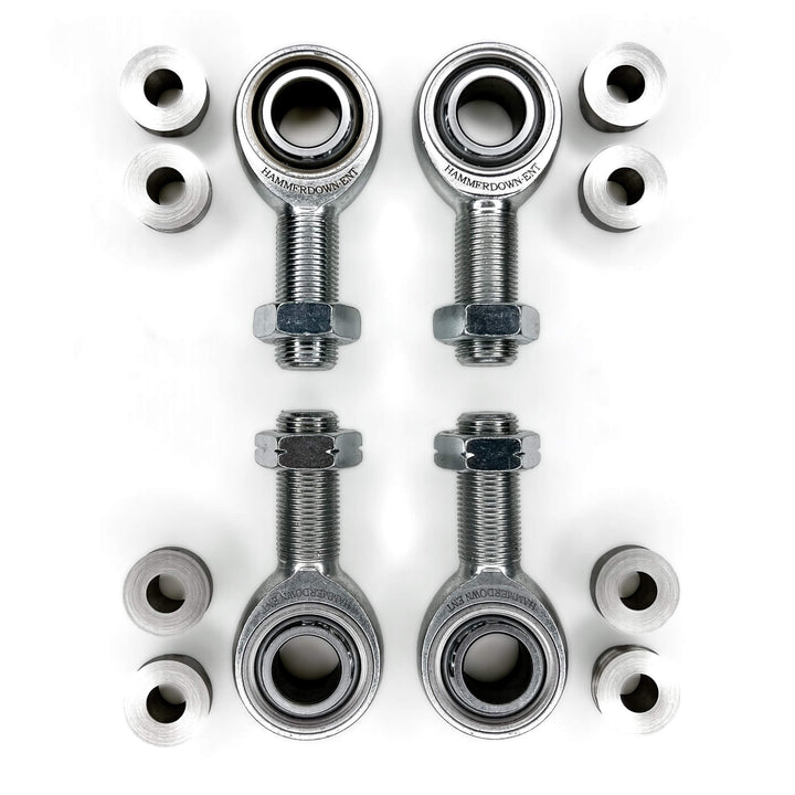 4-pack 3/4" x 3/4" Rod Ends with Jam Nuts & Misalignments