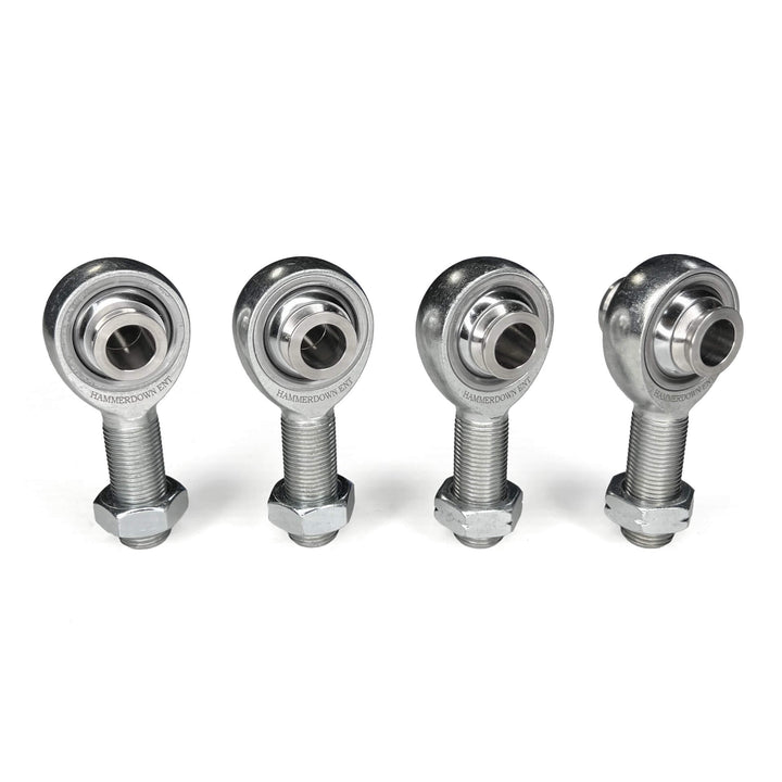 4-pack 5/8" x 5/8" Rod Ends with Jam Nuts & Misalignments