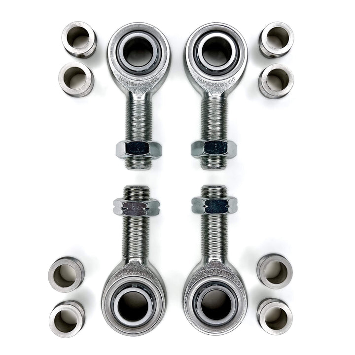 4-pack 5/8" x 5/8" Rod Ends with Jam Nuts & Misalignments