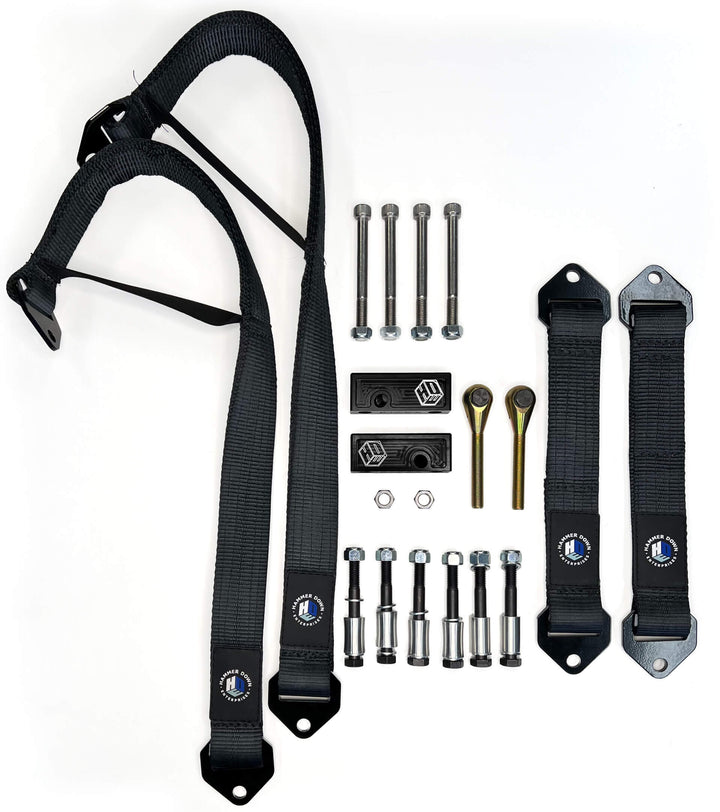 HDE Can-Am X3 72" Front & Rear Limit Strap Kit