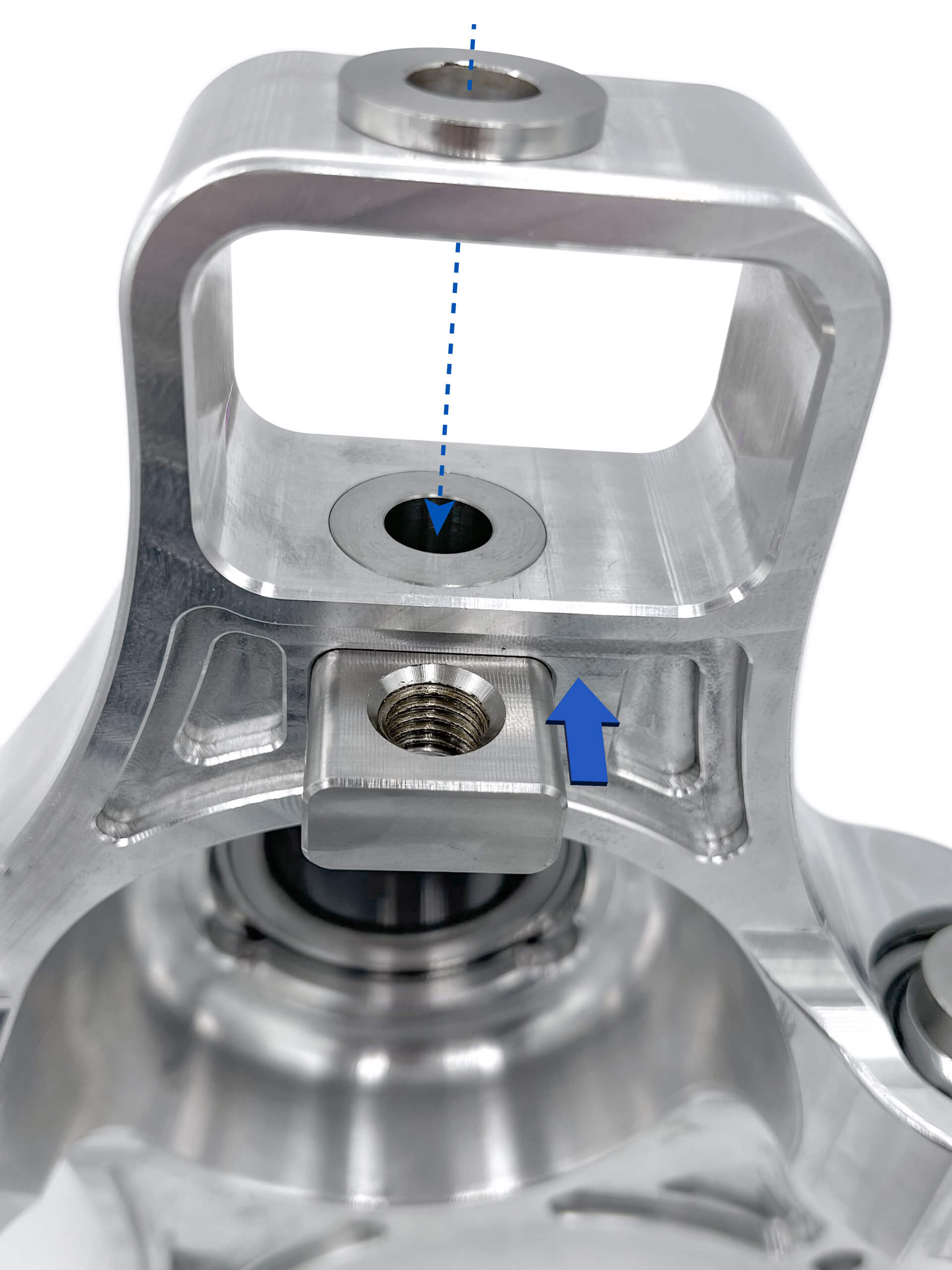 ハムお HDE Can-Am X3 RACE Billet Rear Knuckle Pair, Capped and
