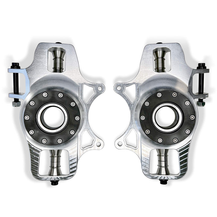 HDE Can-Am X3 RACE Billet Front Knuckles (Pair) Capped & Double Shear