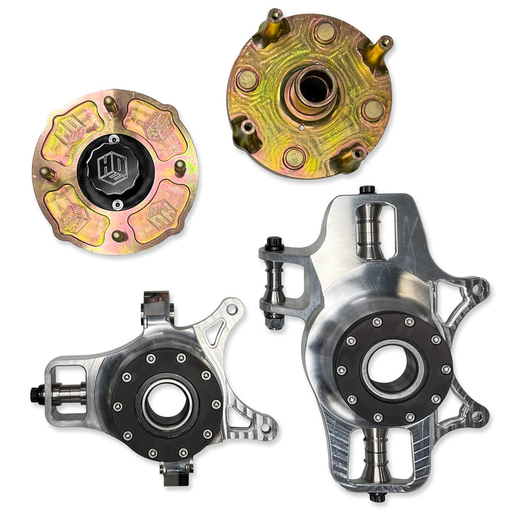 HDE Go Big RACE Can-Am X3 Front & Rear Knuckle/Hub Kit (Big bearing)
