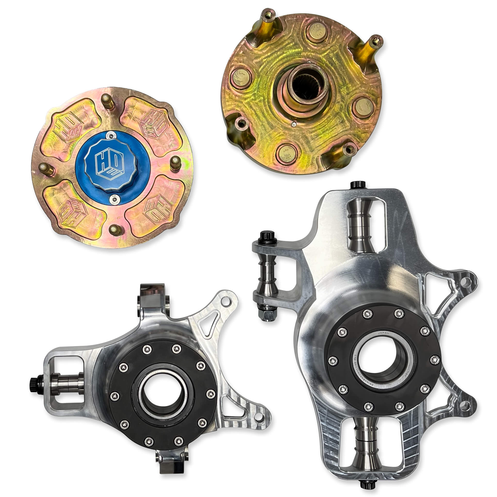 HDE Go Big Can-Am Maverick X3 Front & Rear Knuckle/Hub Kit: Big