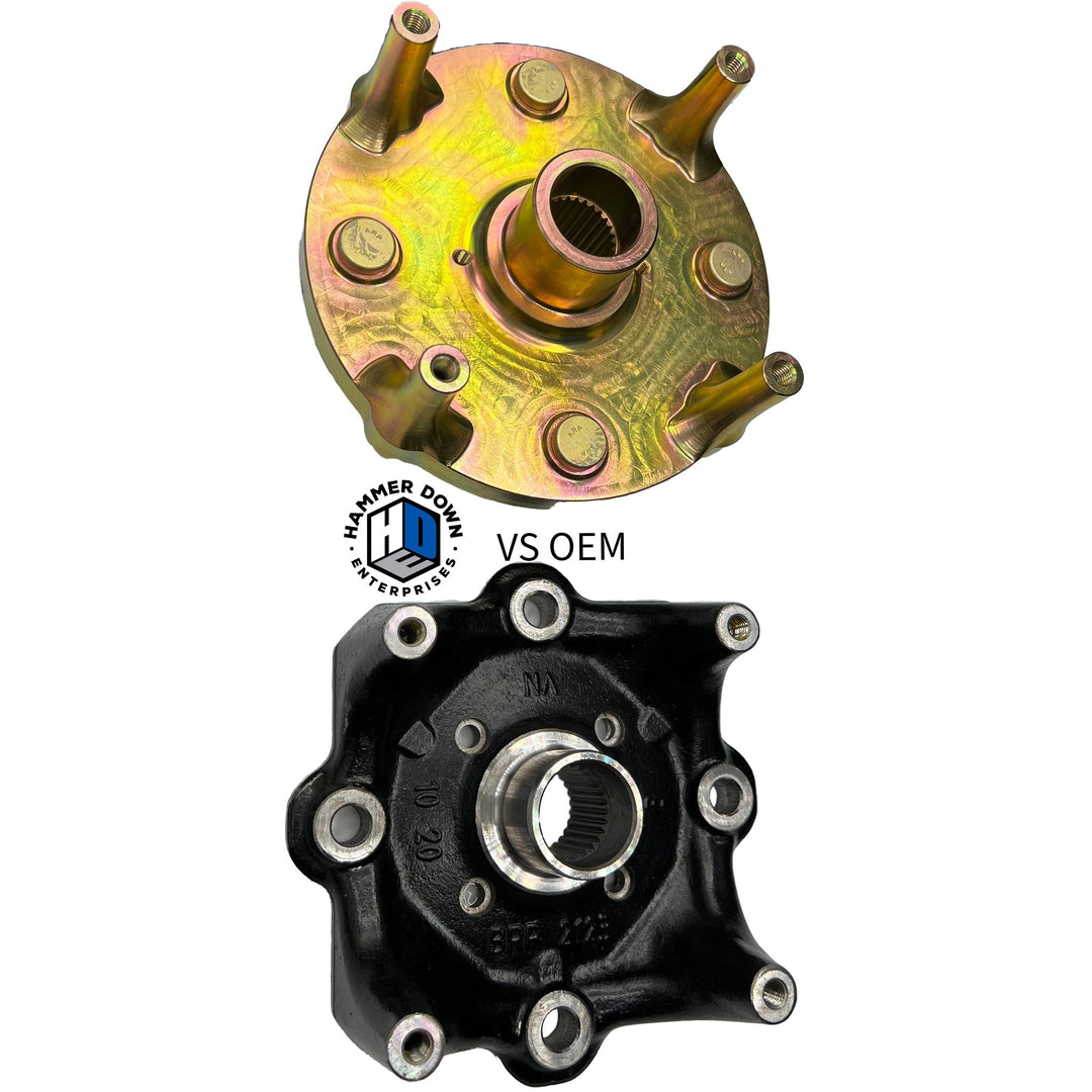 HDE Go Big RACE Can-Am X3 Front & Rear Knuckle/Hub Kit (Big bearing)