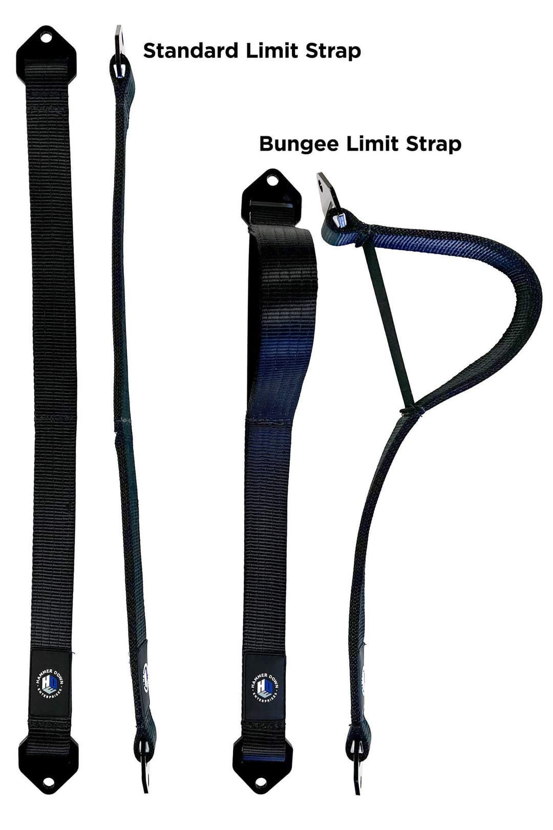 HDE 4-Layer Bungee Extreme Duty Limit Straps