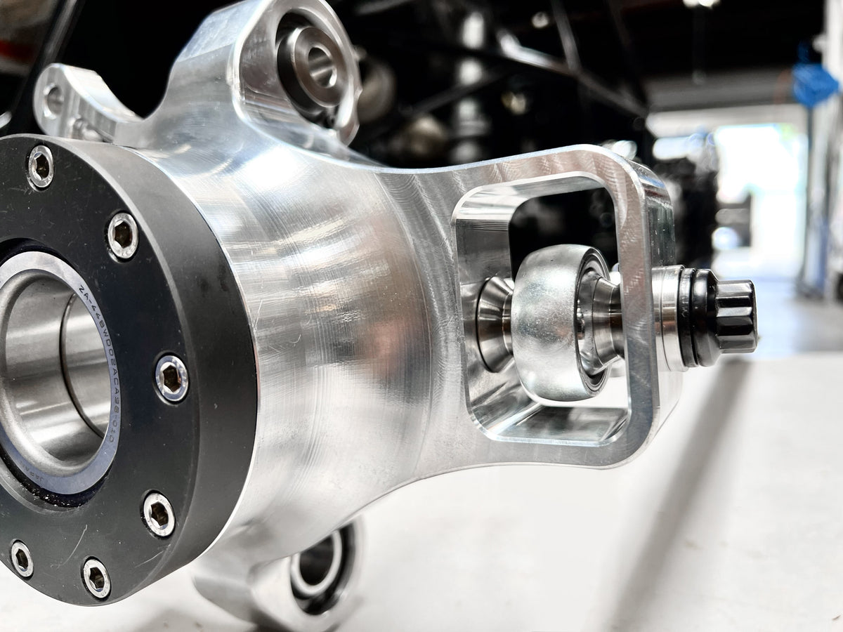 Hummer Rear Knuckle HDE Can-Am X3 RACE Billet Rear Knuckle Pair, Capped and Double Shear ...