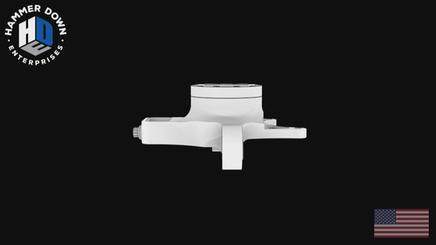 ハムお HDE Can-Am X3 RACE Billet Rear Knuckle Pair, Capped and